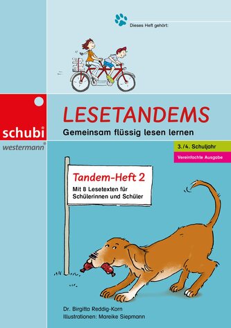 Lesetandems - Gemeinsam flüssig lesen lernen. Vereinfachte Ausgabe, Tandemheft 2 (3./4. Schuljahr)