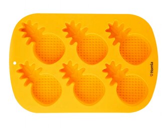 Silikonová forma na pečení | LÉTO | ananas žlutý | 26x18cm | 892498 Homla
