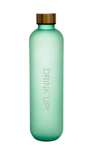 Plastová láhev   DAILY | zelená s odměrkou | 1 l | 851235 Homla