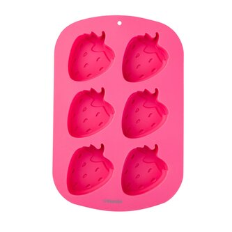 Silikonová forma na pečení | SUMMER | jahodově růžová | 26x18cm | 892481 Homla