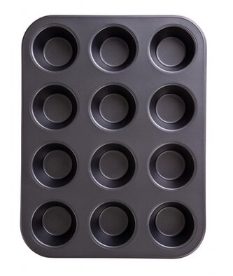 Forma na pečení  FEBE | forma na muffiny 12 ks | 35x26x3 cm | 865737 Homla