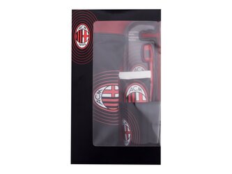 Milan AC Milan zubní pasta 75 ml + zubní kartáček + kelímek na zubní kartáček + kosmetická taštička