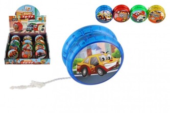 Jojo dopravní prostředky svítící plast 6cm na baterie mix druhů (1 ks)