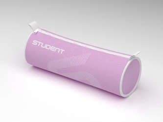 Penál ICO Student, pastelově růžový