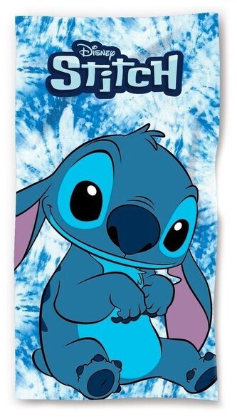 FARO Osuška Micro Lilo and Stitch batika blue  Polyester, 70/140 cm