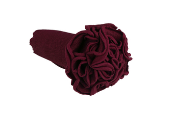 Krepový kornout BORDÓ 588