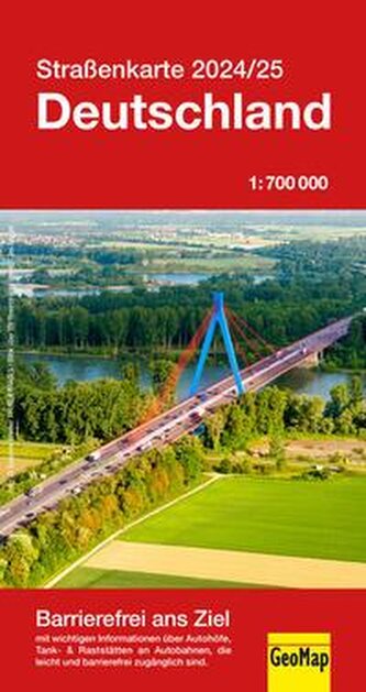 Straßenkarte Deutschland 2024/25