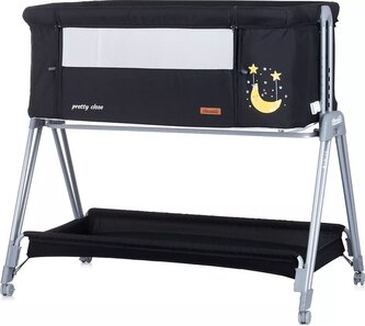 CHIPOLINO Postýlka Pretty Close 3v1 Raven