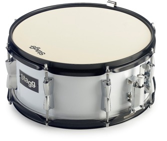 Stagg MASD-1306, pochodový buben rytmický 13" x 6", bílý