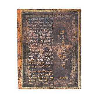 12-Monatskalender 2025 Michelangelo, Handschrift, Ultra, Vertikal