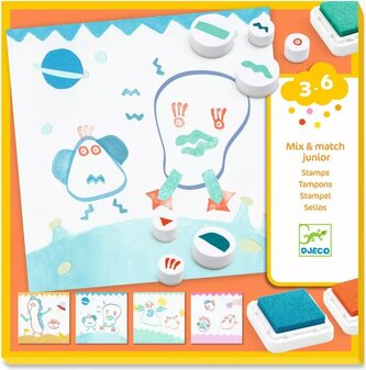 DJECO Razítkovací set Příšerky