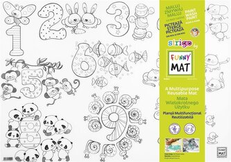 Mata transparentna Liczby Funny Mat STRIGO