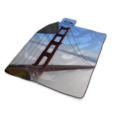 Plážová deka Golden Gate v mlze: 200x140 cm