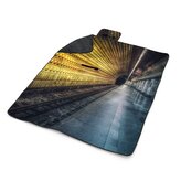 Plážová deka Pražské metro: 200x140 cm