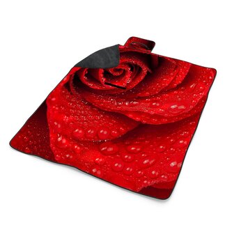 Plážová deka Květ růže: 200x140 cm