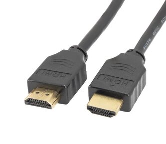 Akyga Kabel HDMI 1.4 (M), Full HD/4K 10.2Gbps, černý 50cm