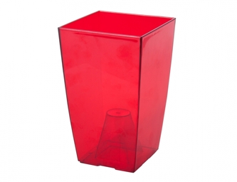 Obal na květník FANTAZIE plastový 13x13x20cm