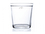 Obal na květník ORCHID sklo transparent d12,5x13,5cm MOM