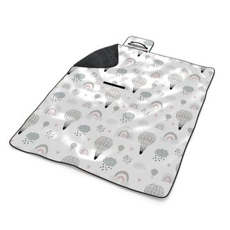 Plážová deka Malované horkovzdušné balony: 200x140 cm