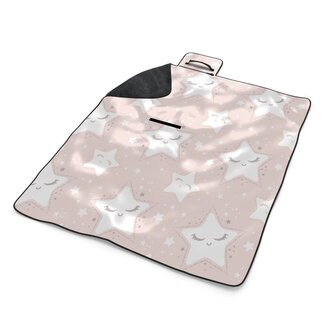 Plážová deka Spící hvězdičky: 200x140 cm