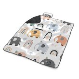 Plážová deka Animovaní sloni: 200x140 cm