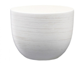 Obal na květník PURKYNĚ WHITE keramický matný d29x26cm