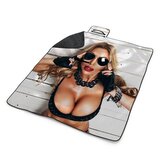 Plážová deka Žena s brýlemi: 200x140 cm