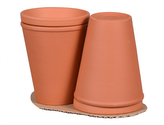 Set květníků ROSA AQUASAFE zavlažovací d17x18cm 2ks