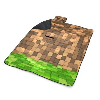 Plážová deka Blocks 3D: 200x140 cm