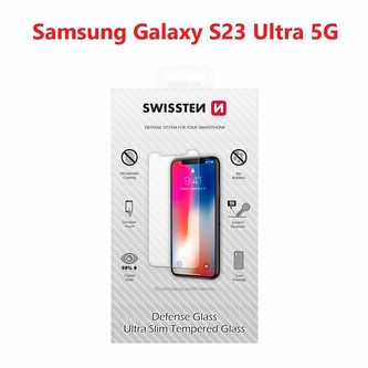OCHRANNÉ TEMPEROVANÉ SKLO SWISSTEN PRO SAMSUNG S918 GALAXY S23 ULTRA 5G RE 2,5D
