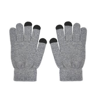 RUKAVICE WINTER SMARTPHONE GLOVES TRAINGLE PÁNSKÉ ŠEDÉ