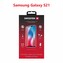 SKLO SWISSTEN FULL GLUE, COLOR FRAME, CASE FRIENDLY PRO SAMSUNG G991 GALAXY S21 ČERNÉ