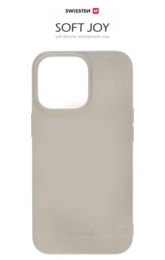 POUZDRO SWISSTEN SOFT JOY PRO APPLE IPHONE 13 PRO KAMENNĚ ŠEDÉ