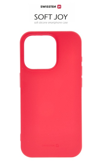POUZDRO SWISSTEN SOFT JOY PRO APPLE IPHONE 15 PRO ČERVENÉ