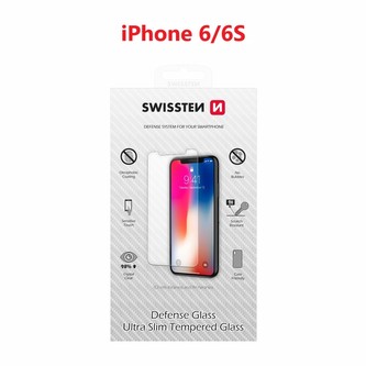 OCHRANNÉ TEMPEROVANÉ SKLO SWISSTEN PRO APPLE IPHONE 6/6S RE 2,5D
