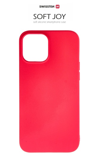POUZDRO SWISSTEN SOFT JOY PRO APPLE IPHONE 12 PRO MAX ČERVENÉ