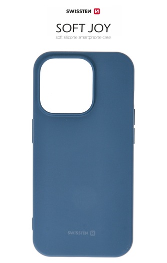 POUZDRO SWISSTEN SOFT JOY PRO APPLE IPHONE 15 PRO MODRÉ