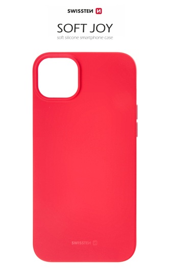 POUZDRO SWISSTEN SOFT JOY PRO APPLE IPHONE 14 PLUS ČERVENÉ