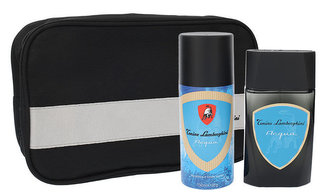 Lamborghini Acqua toaletní voda 100 ml + deodorant deospray 150 ml + kosmetická taška Lamborghini Acqua toaletní voda 100 ml + deodorant deospray 150 ml + kosmetická taška