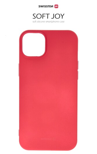 POUZDRO SWISSTEN SOFT JOY PRO APPLE IPHONE 15 PLUS ČERVENÉ
