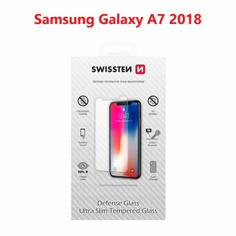 OCHRANNÉ TEMPEROVANÉ SKLO SWISSTEN PRO SAMSUNG A750 GALAXY A7 2018 2,5D
