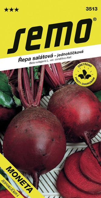 Řepa salátová - Moneta kulatá jednoklíčková 60s Řepa salátová - Moneta kulatá jednoklíčková 60s
