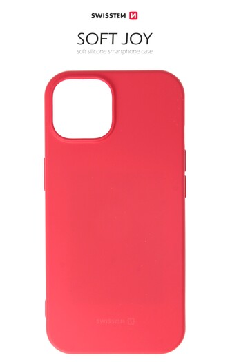 POUZDRO SWISSTEN SOFT JOY PRO APPLE IPHONE 15 ČERVENÉ