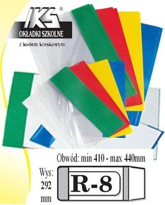 Okładka książkowa regulowana R-8 (10szt) IKS