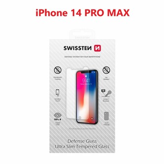OCHRANNÉ TEMPEROVANÉ SKLO SWISSTEN PRO APPLE IPHONE 14 PRO MAX RE 2,5D