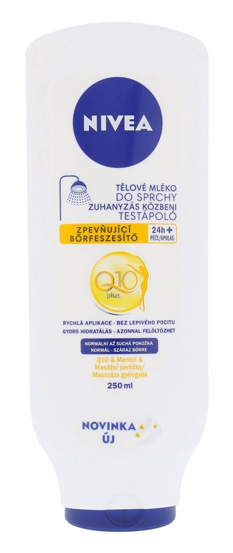 Nivea Q10 Plus Tělové mléko do sprchy In-Shower Firming Body Lotion 250 ml pro ženy