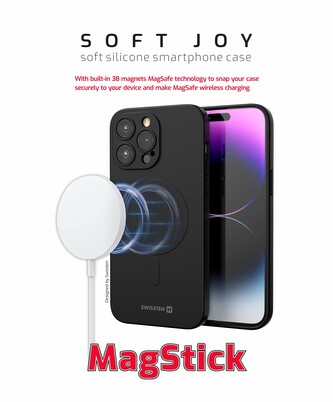 POUZDRO SWISSTEN SOFT JOY MagStick PRO IPHONE 12 PRO BLACK
