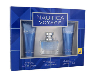 Nautica Voyage toaletní voda 30 ml + sprchový gel 75 ml + balzám po holení 75 ml