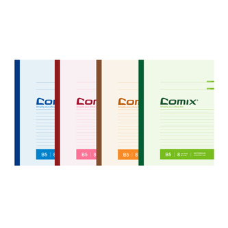 Poznámkový blok C4509 B5  Hnědá