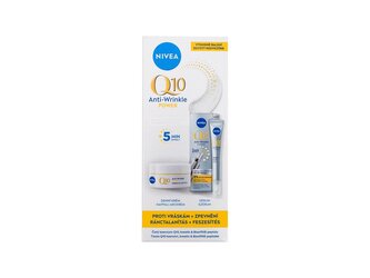 Nivea Q10 Anti-Wrinkle Power pleťové sérum Q10 Anti-Wrinkle Expert 15 ml + denní pleťový krém Q10 Anti-Wrinkle Power Firming Day Care SPF15 50 ml